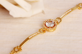 S925 Silver Plated Rose Gold Bracelet with Zirconia
