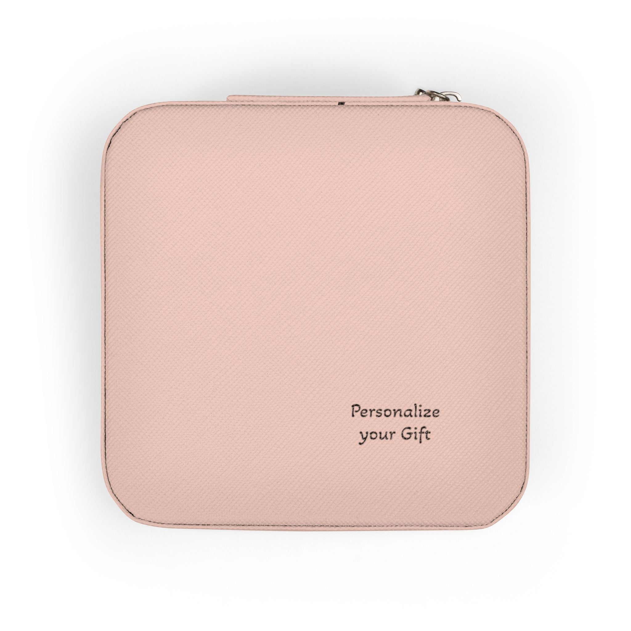 Travel Jewelry Case – Compact Pink Jewelry Organizer for Rings, Earrings & Necklaces