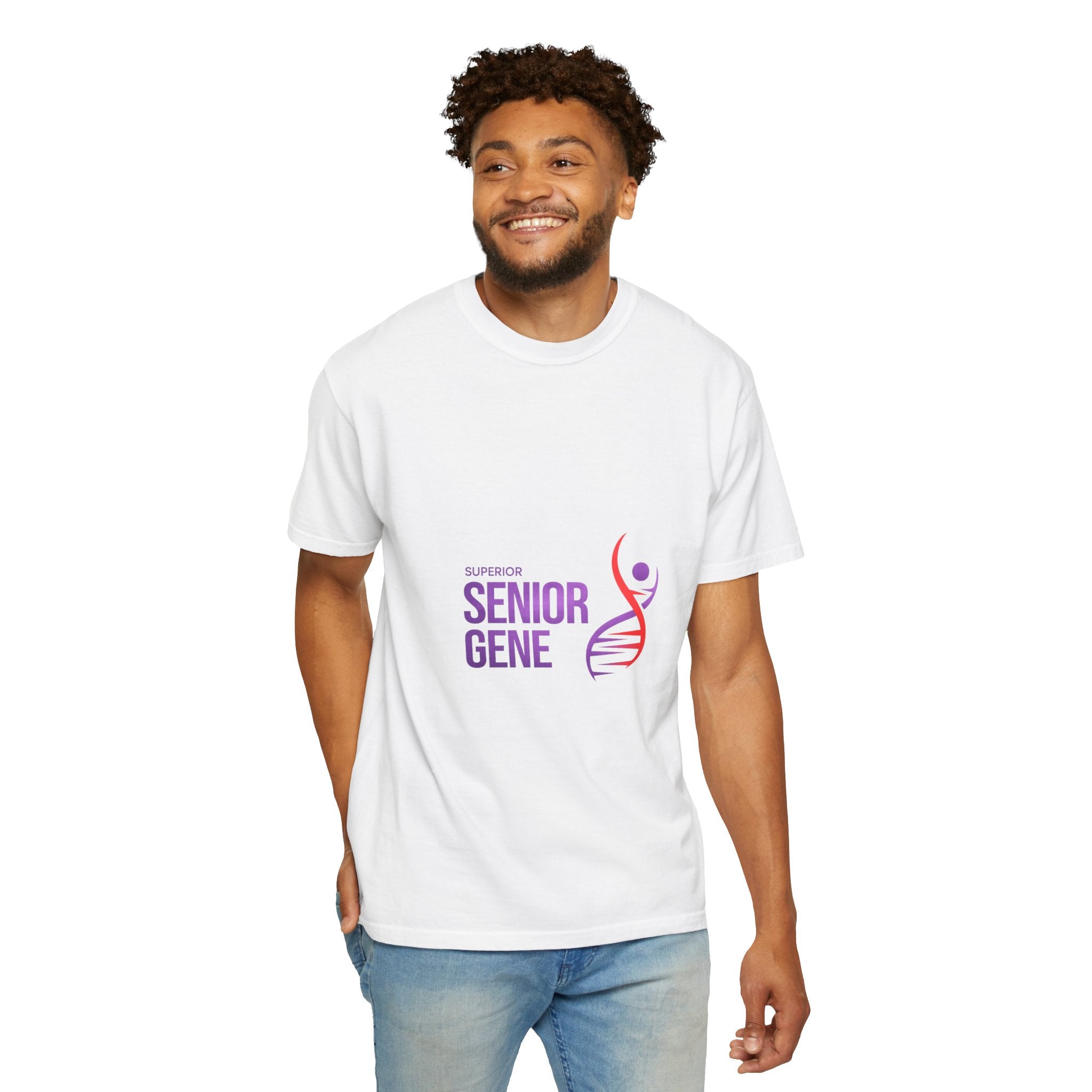 Senior Gene T-Shirt — Funny Graduation DNA Graphic Tee for Seniors
