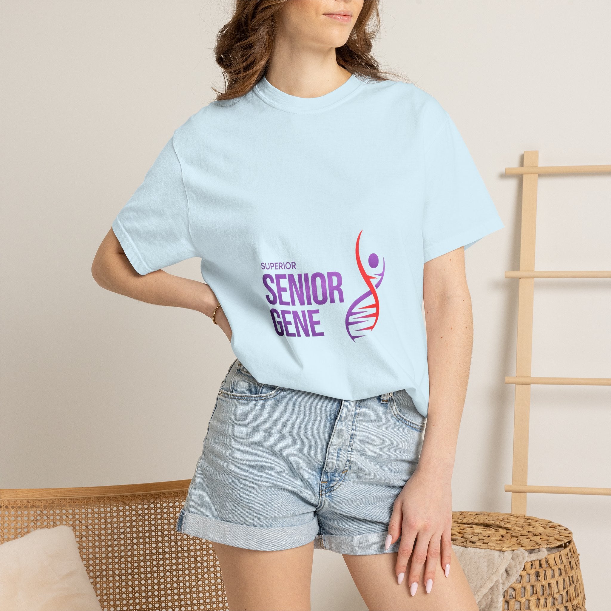 Senior Gene T-Shirt — Funny Graduation DNA Graphic Tee for Seniors