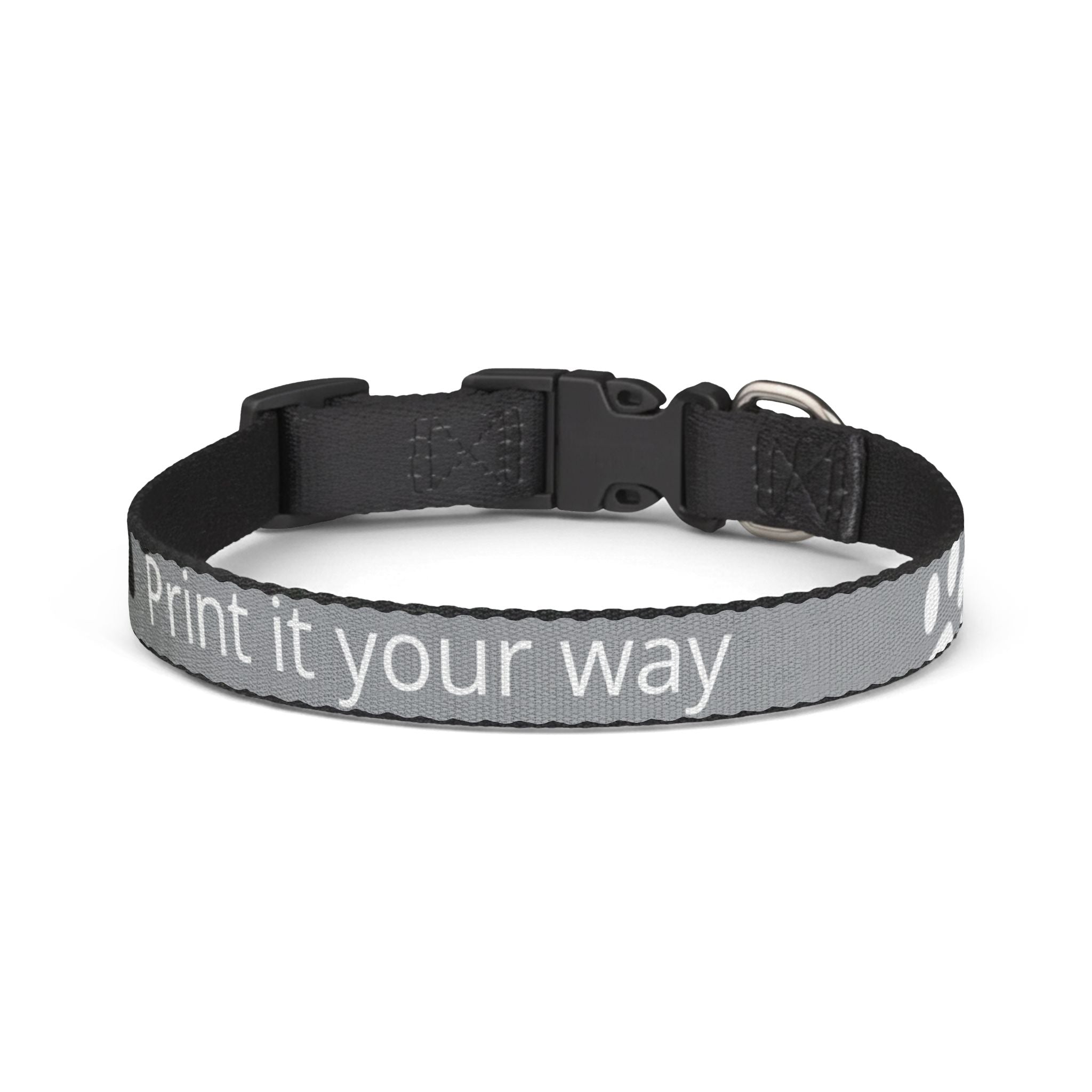Custom Clip-On Pet Collar — Personalized Printed Dog Collar ("Print it your way")