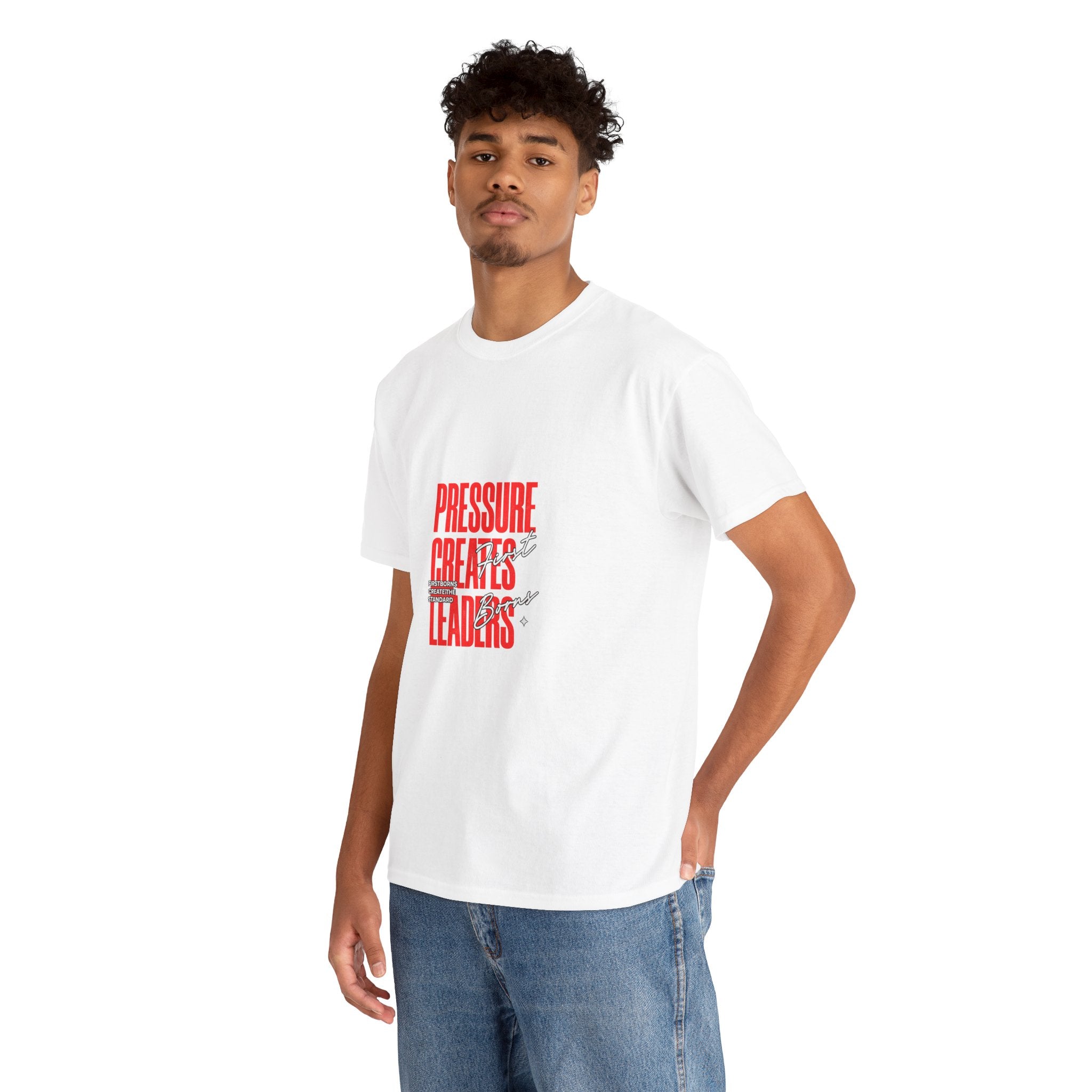 Pressure Creates Leaders T-Shirt — Motivational Graphic Tee for Leaders & Entrepreneurs
