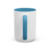 Accent Coffee Mug — Customizable "Print It Your Way" Black-Accent Ceramic Mug (11/15oz)