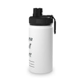 Water Bottle — "I love you with all my butt" Funny Stainless Steel Sports Bottle (Valentine's Gift)