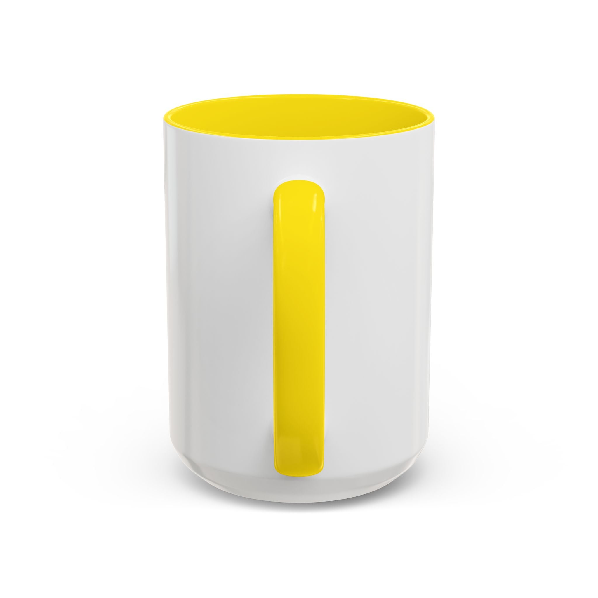Accent Coffee Mug — Customizable "Print It Your Way" Black-Accent Ceramic Mug (11/15oz)