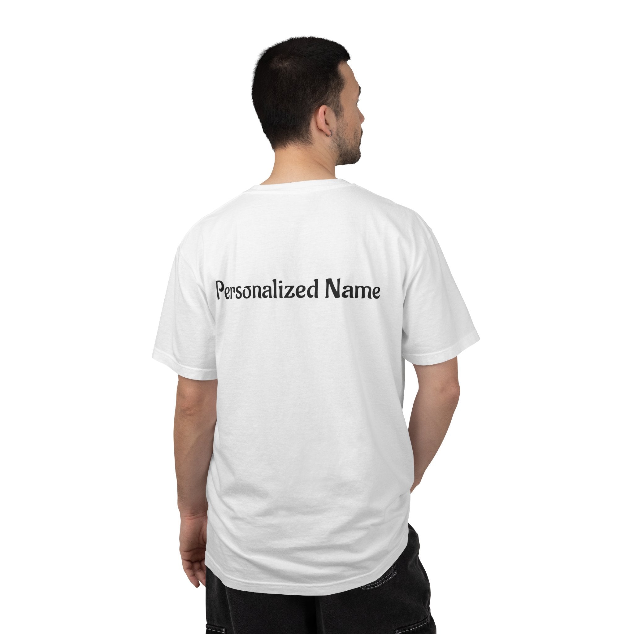 Customizable T-Shirt — "Personalize it your way" Front & Back Name Tee