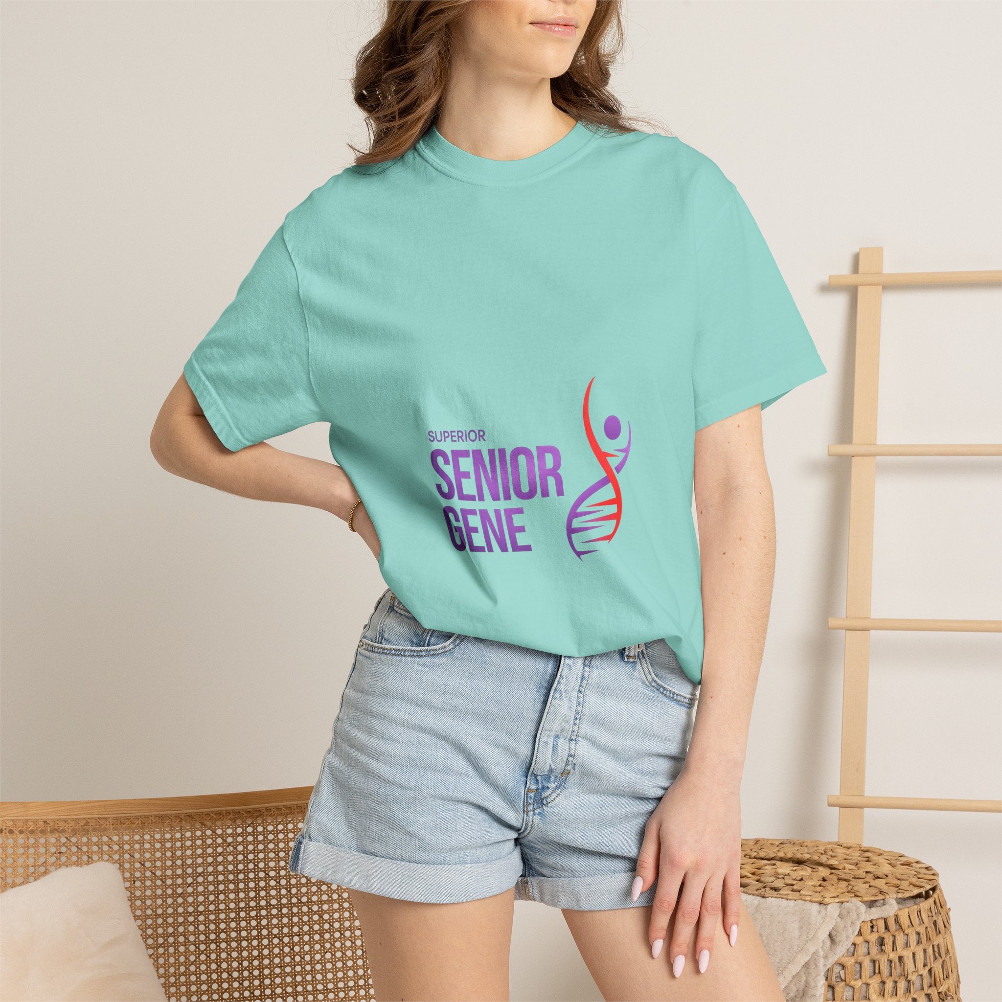 Senior Gene T-Shirt — Funny Graduation DNA Graphic Tee for Seniors