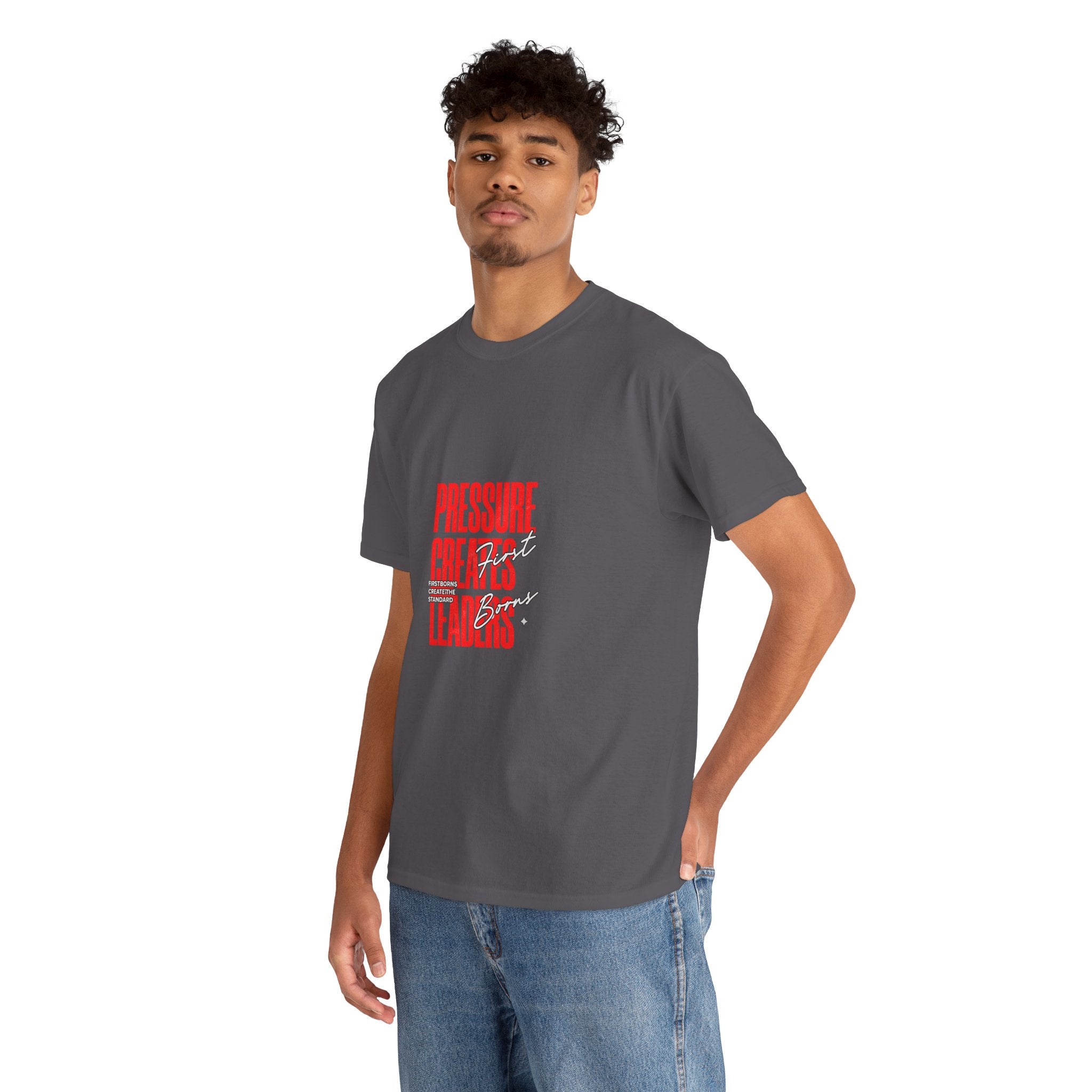 Pressure Creates Leaders T-Shirt — Motivational Graphic Tee for Leaders & Entrepreneurs
