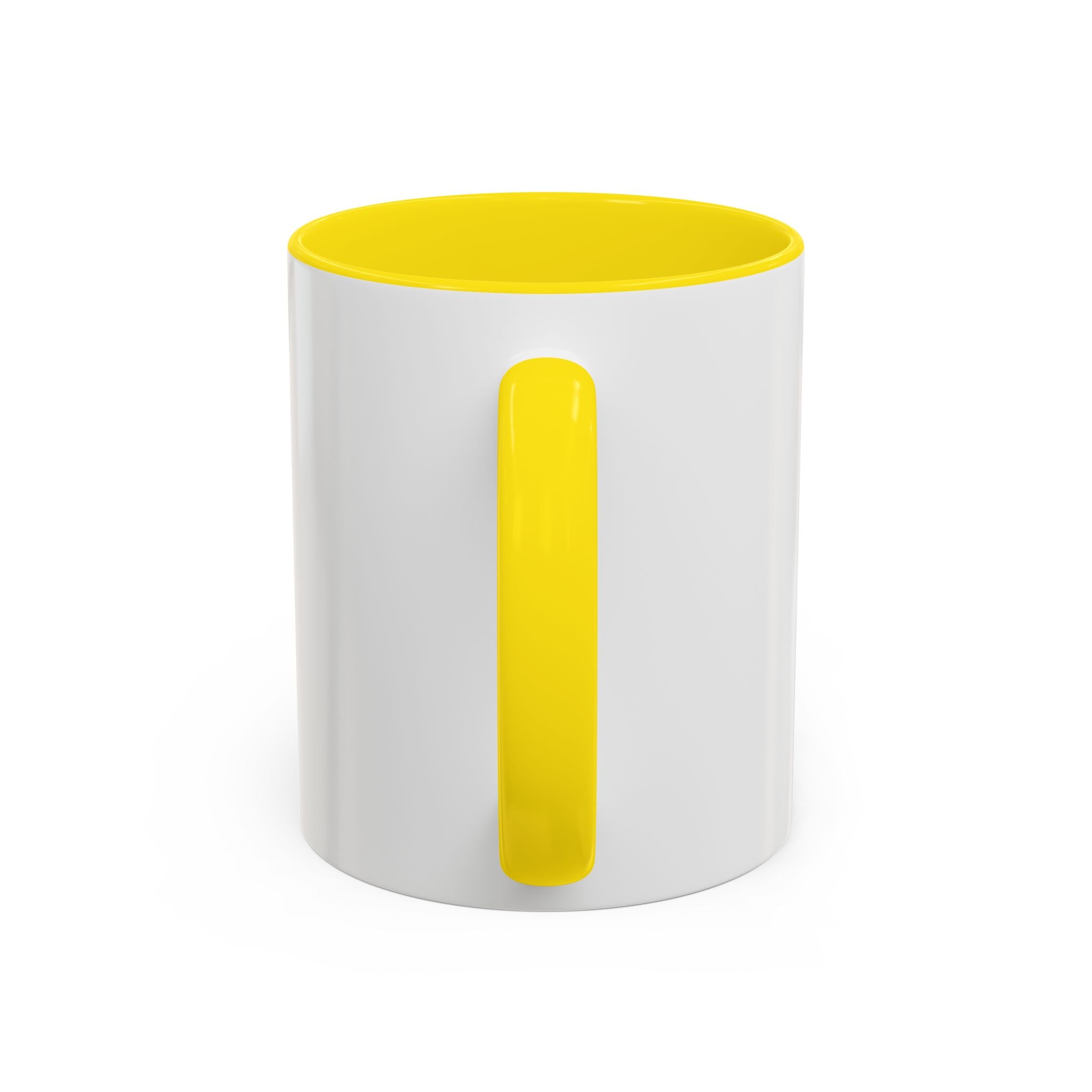 Accent Coffee Mug — Customizable "Print It Your Way" Black-Accent Ceramic Mug (11/15oz)