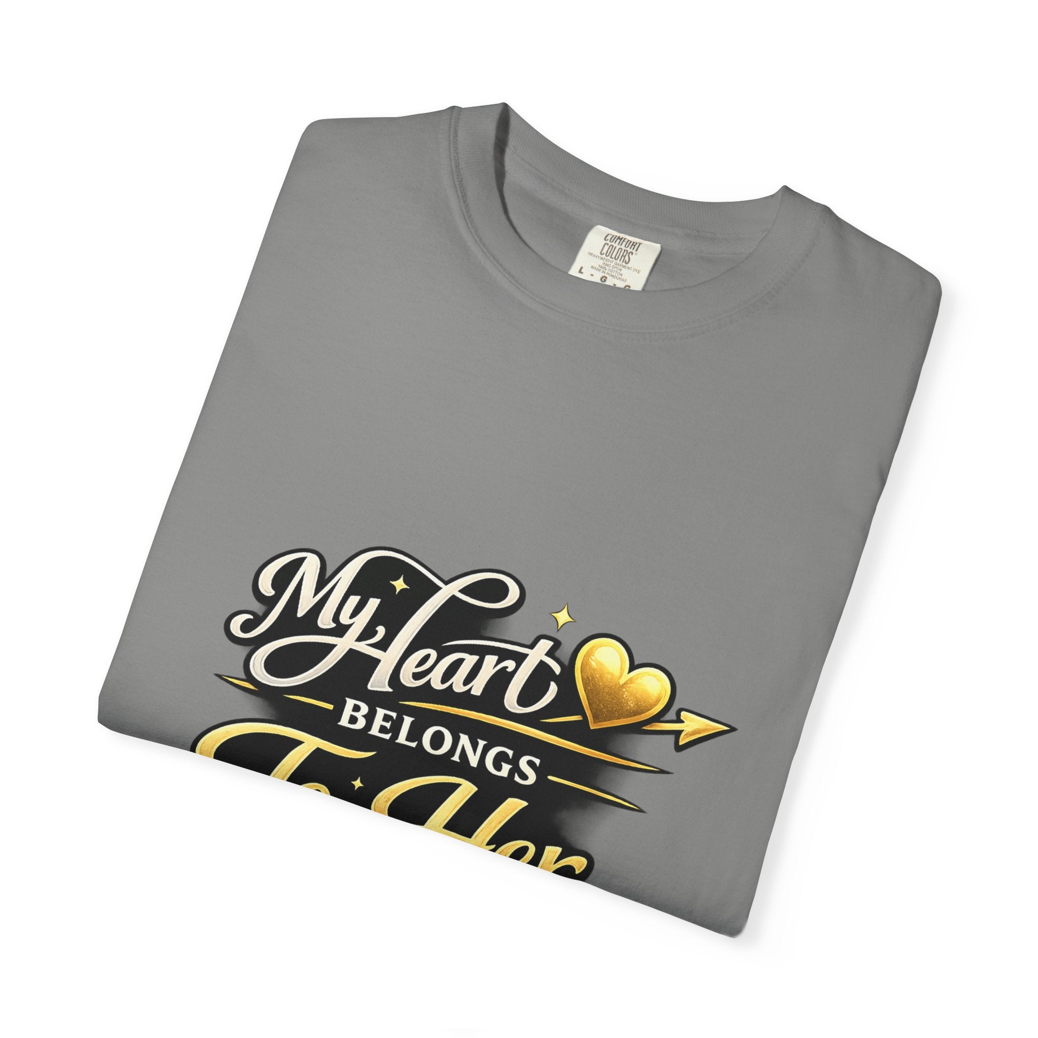 My Heart Belongs To Her T-Shirt — Romantic Couples Tee