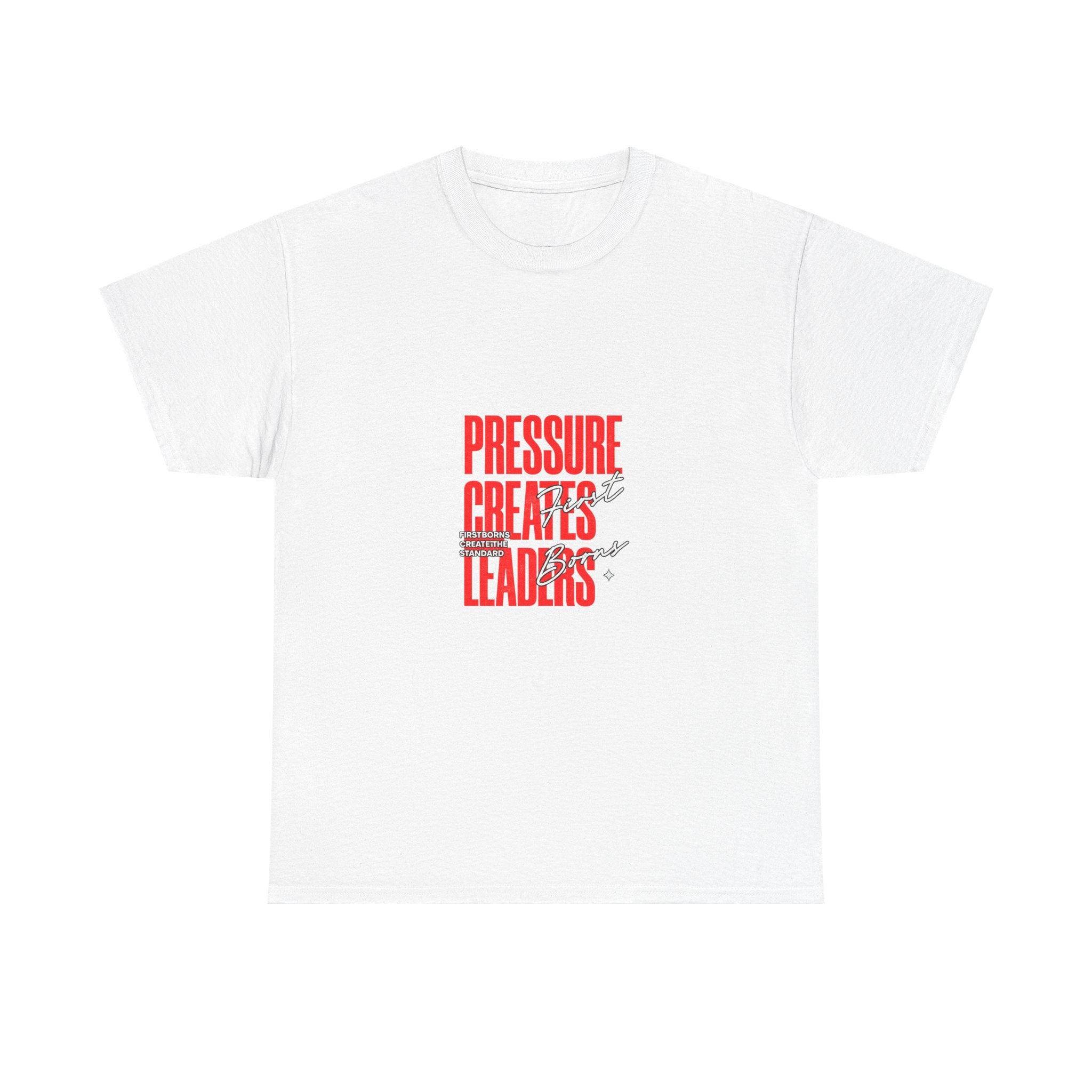 Pressure Creates Leaders T-Shirt — Motivational Graphic Tee for Leaders & Entrepreneurs