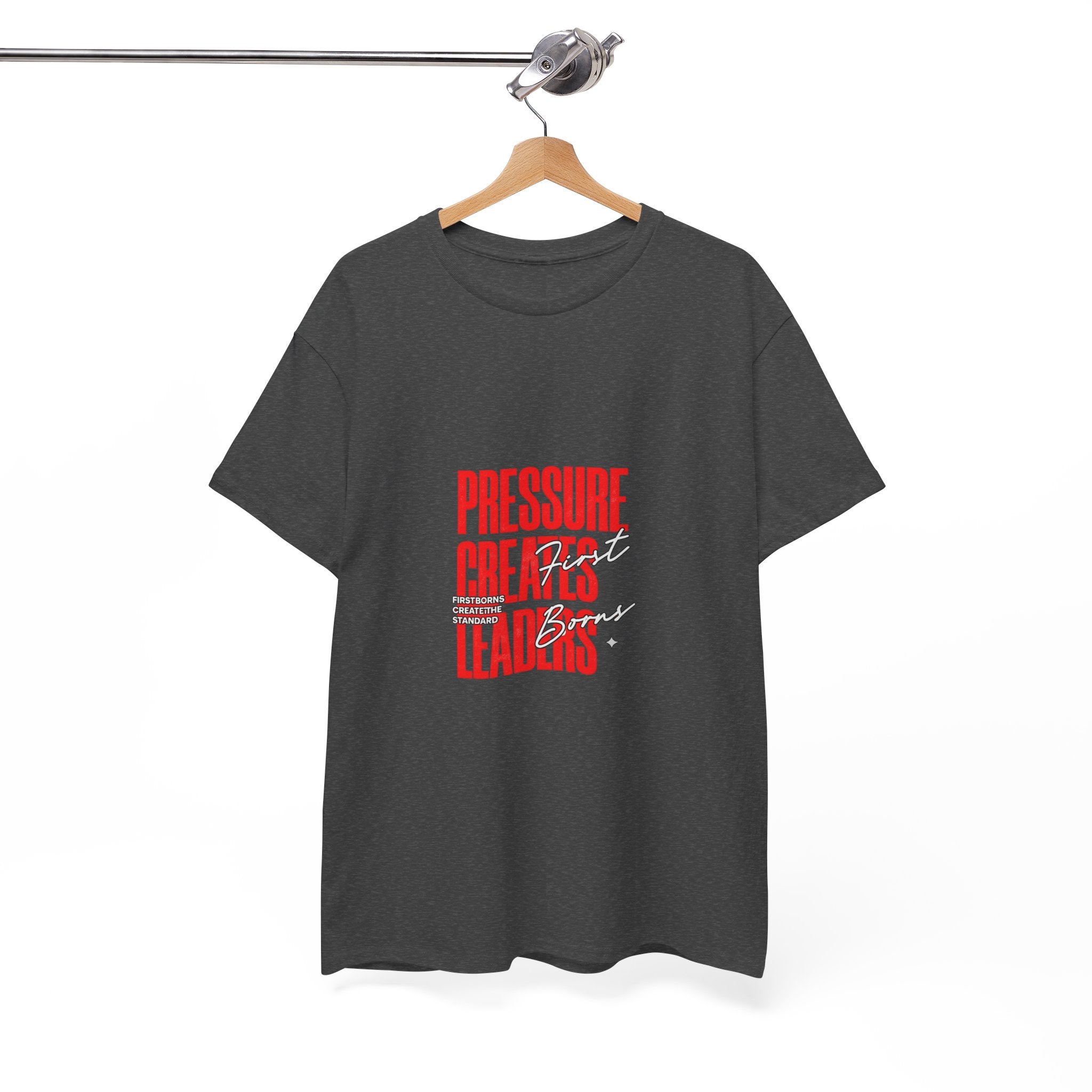 Pressure Creates Leaders T-Shirt — Motivational Graphic Tee for Leaders & Entrepreneurs