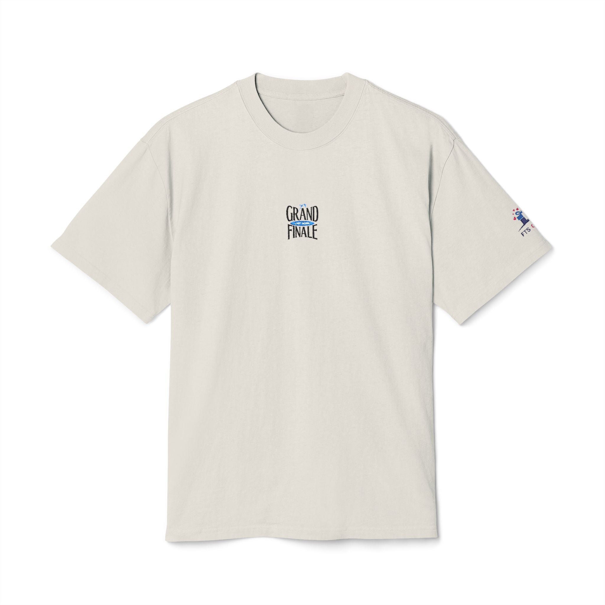 Grand Finale Tee — Minimal Embroidered Casual T‑Shirt