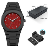 Men's Retro Arabic Digital Quartz Watch