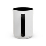 Accent Coffee Mug — Customizable "Print It Your Way" Black-Accent Ceramic Mug (11/15oz)