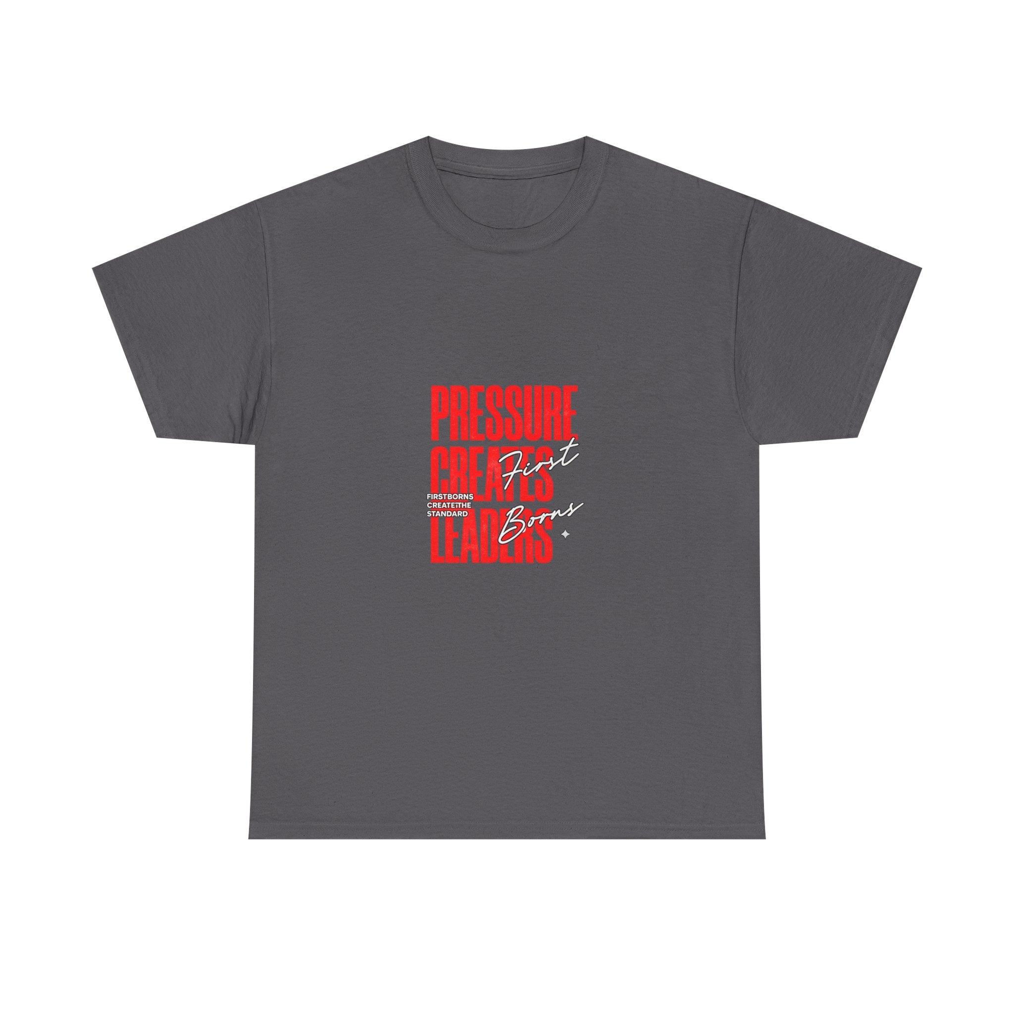 Pressure Creates Leaders T-Shirt — Motivational Graphic Tee for Leaders & Entrepreneurs