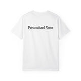 Customizable T-Shirt — "Personalize it your way" Front & Back Name Tee