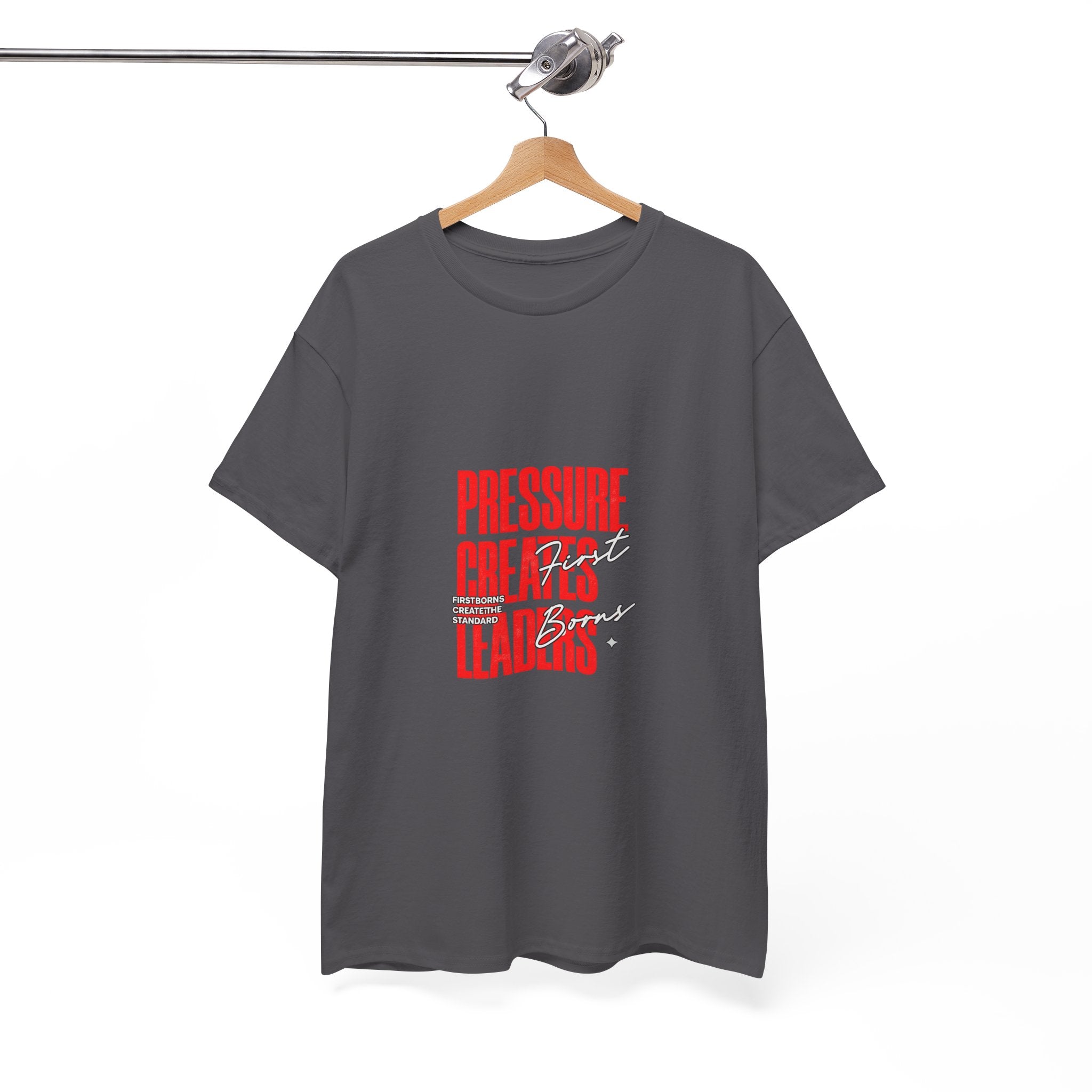 Pressure Creates Leaders T-Shirt — Motivational Graphic Tee for Leaders & Entrepreneurs