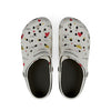 Women's Cute Patterned EVA Clogs — Hearts, Crowns & 'I Love Me' Design