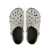 Women's Cute Patterned EVA Clogs — Hearts, Crowns & 'I Love Me' Design