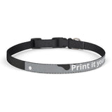 Custom Clip-On Pet Collar — Personalized Printed Dog Collar ("Print it your way")