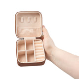 Travel Jewelry Case – Compact Pink Jewelry Organizer for Rings, Earrings & Necklaces