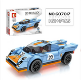 City Racing Building Blocks Set - Educational Car Story Toys for Children