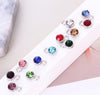 Customized Birthstone Necklace with Heart and Letter