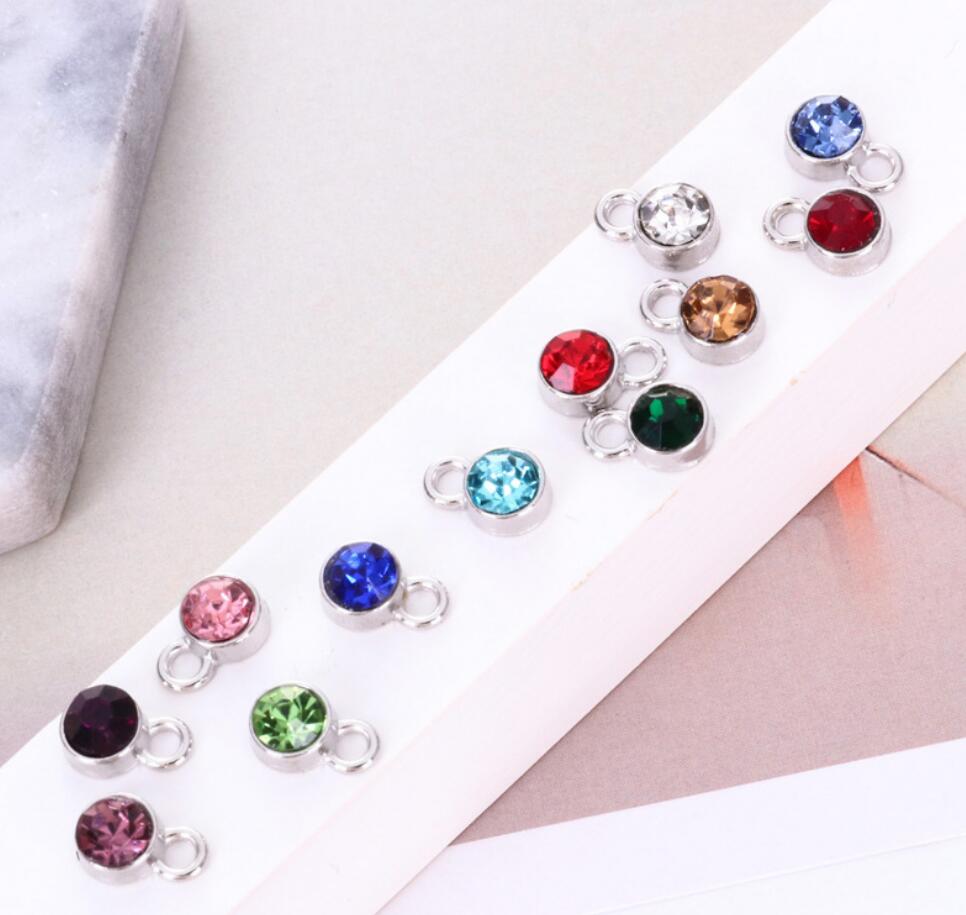 Customized Birthstone Necklace with Heart and Letter