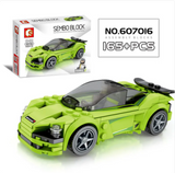 City Racing Building Blocks Set - Educational Car Story Toys for Children