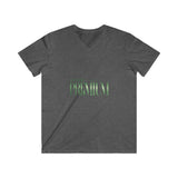 Premium V-Neck Tee — "Premium" Text Graphic