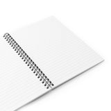 Spiral Notebook — Minimal Black Ruled Notebook with “Print it your way” Cover