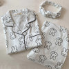 Cotton Rabbit Print Long Sleeve Homewear Pajama Set