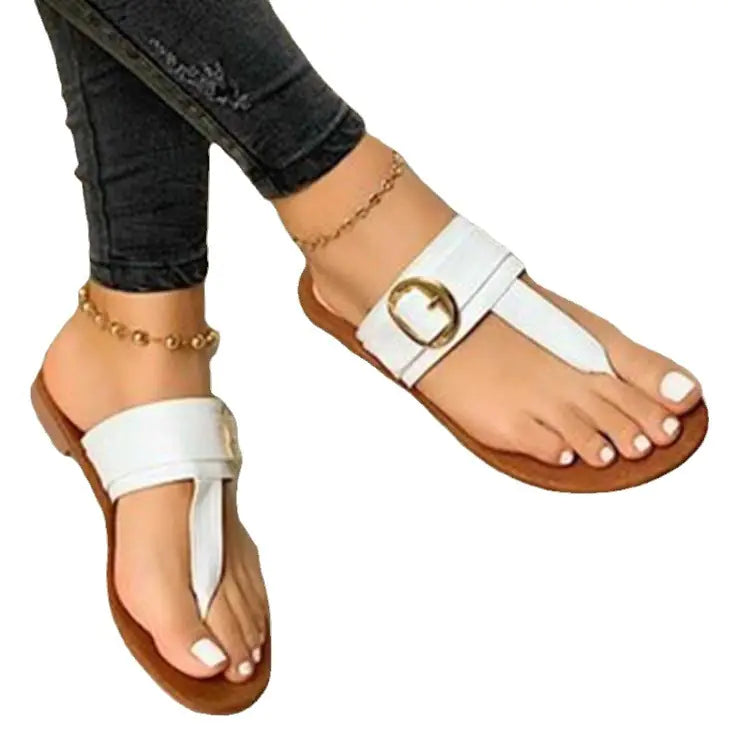 2020 Women's Summer Flat Thong Sandals - Stylish Comfort