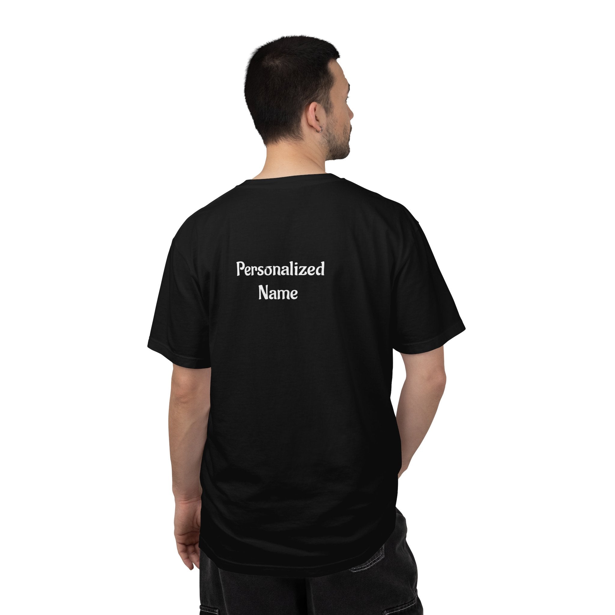 Customizable T-Shirt — "Personalize it your way" Front & Back Name Tee
