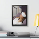 Relaxation Eye Mask Framed Poster