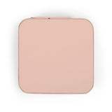 Travel Jewelry Case – Compact Pink Jewelry Organizer for Rings, Earrings & Necklaces
