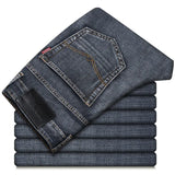 Men's Slim Straight Long Jeans Pants