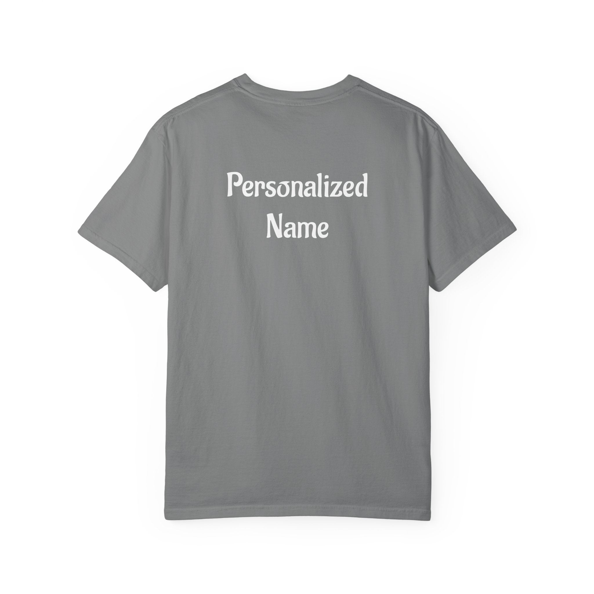 Customizable T-Shirt — "Personalize it your way" Front & Back Name Tee
