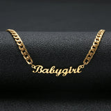 Custom Stainless Steel Name Necklace for Women