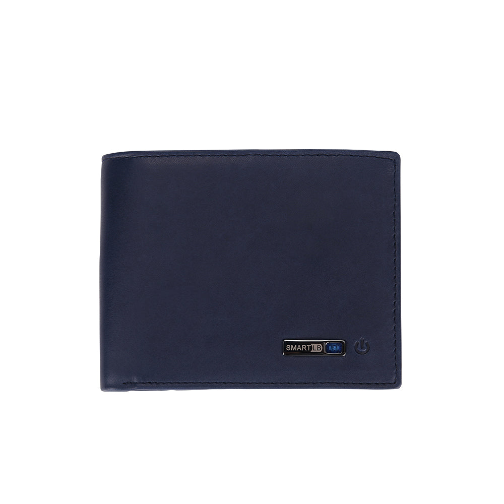 Men's Short Genuine Leather Business Wallet with Card Slots
