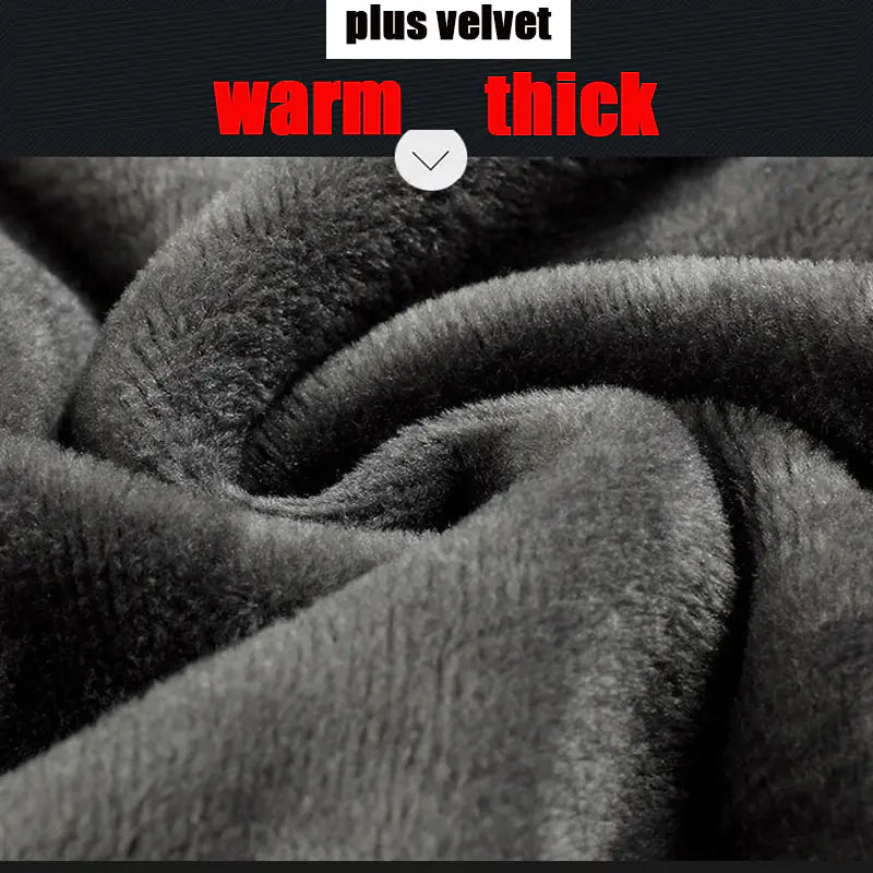 Men's Plush Thermal Underwear Set with Pants