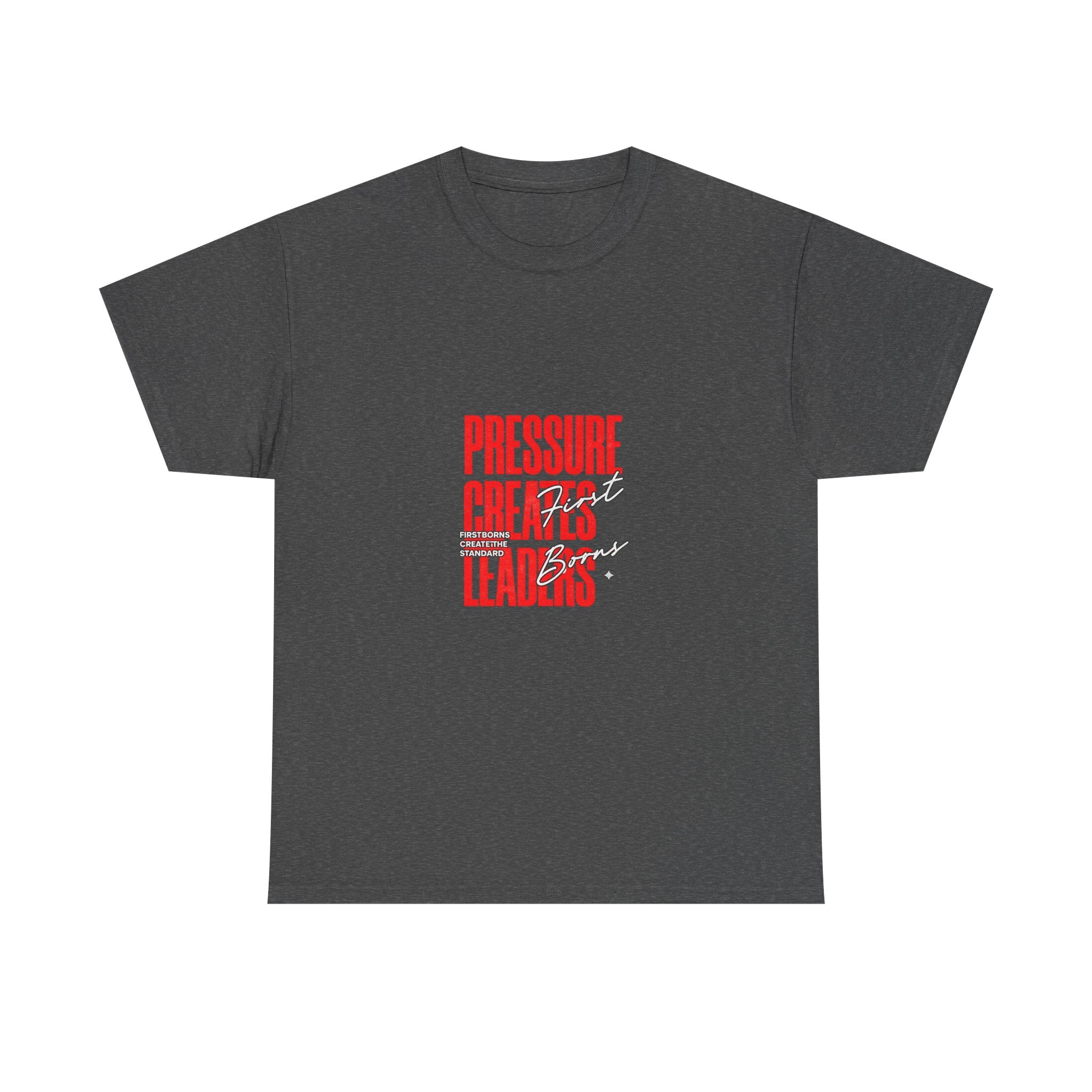 Pressure Creates Leaders T-Shirt — Motivational Graphic Tee for Leaders & Entrepreneurs