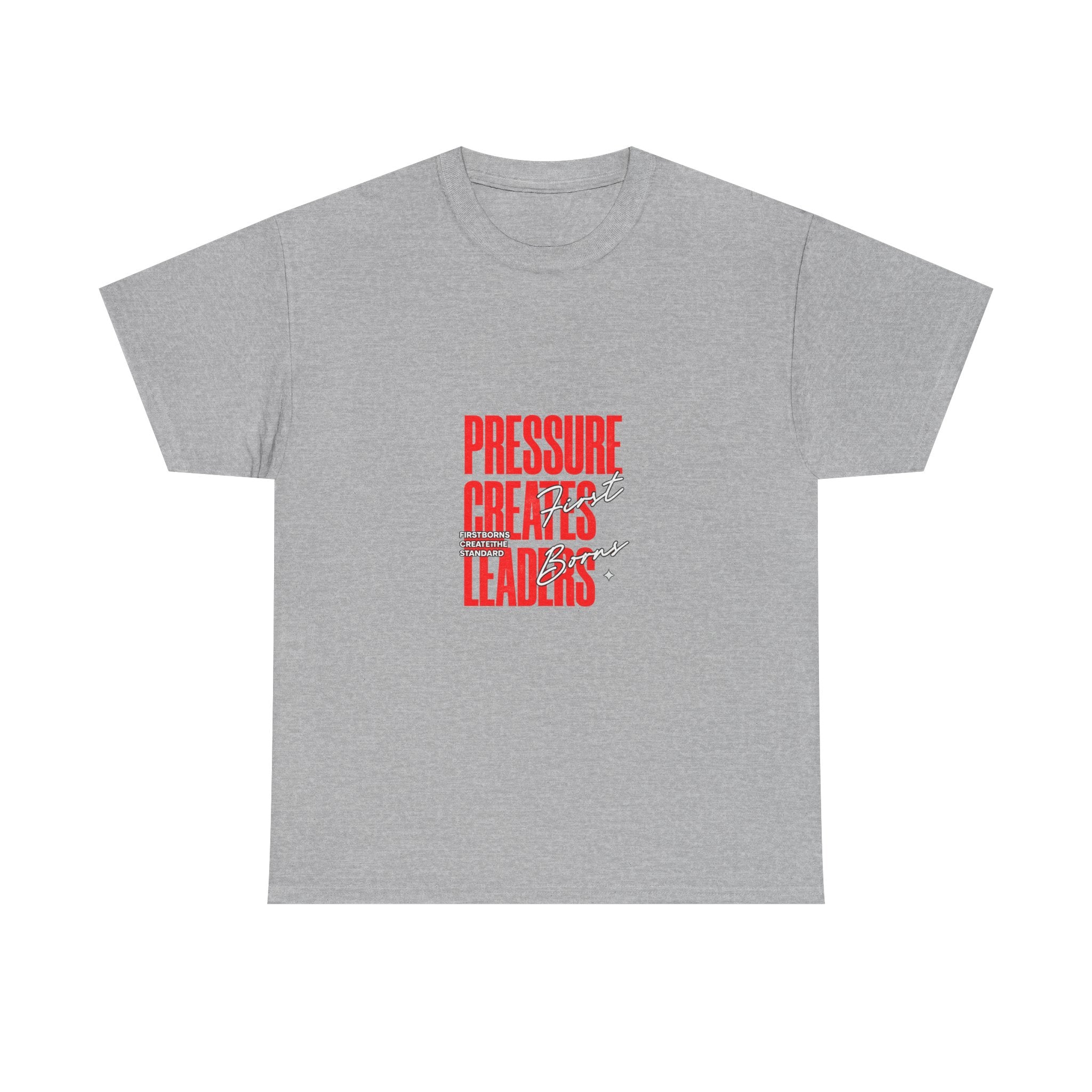 Pressure Creates Leaders T-Shirt — Motivational Graphic Tee for Leaders & Entrepreneurs