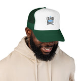 Grand Finale Trucker Hat — Foam Mesh Baseball Cap with 'Grand Finale' Embroidery
