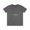 Premium V-Neck Tee — "Premium" Text Graphic