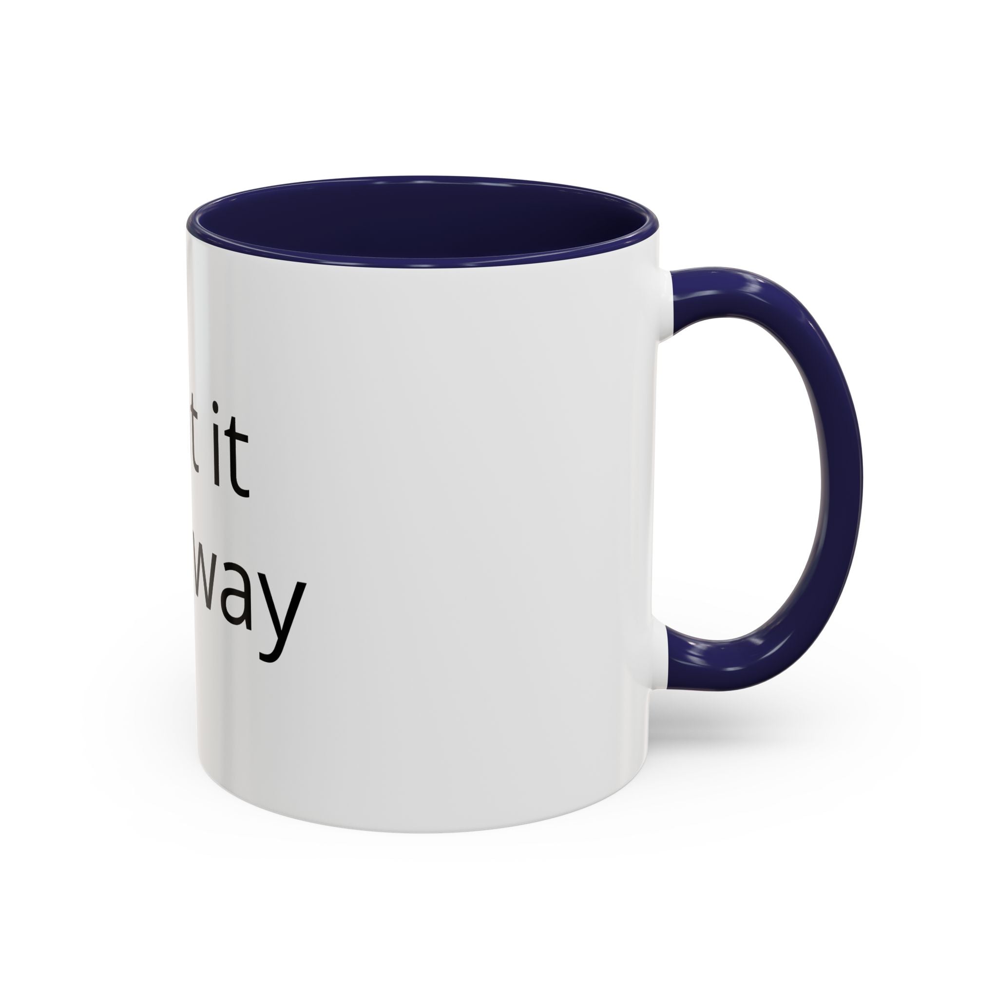 Accent Coffee Mug — Customizable "Print It Your Way" Black-Accent Ceramic Mug (11/15oz)