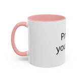 Accent Coffee Mug — Customizable "Print It Your Way" Black-Accent Ceramic Mug (11/15oz)