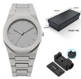 Men's Retro Arabic Digital Quartz Watch