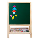 Wooden Magnetic Double-Sided Drawing Board for Kids